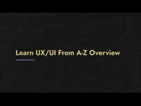 Web Design with UX &amp; Graphic Design: 1.1 Learn UX UI COURSE Overview