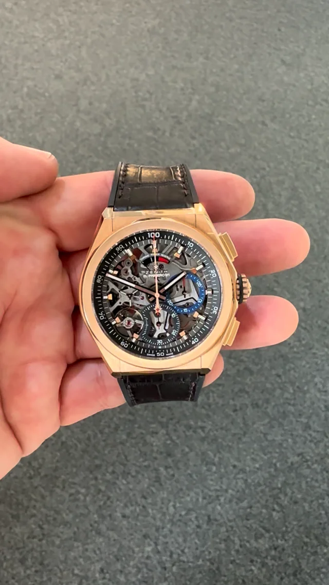 Zenith defy el outlet primero 21 rose gold