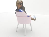 Side chair for Barbie