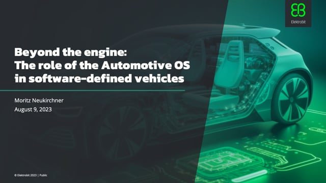 The role of the automotive OS in software-defined vehicles