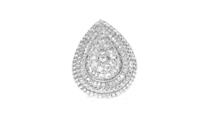 4.00 ct. t.w. Round and Baguette CZ Ring in Sterling Silver