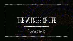 The Witness of Life | 1 John 5:6-13