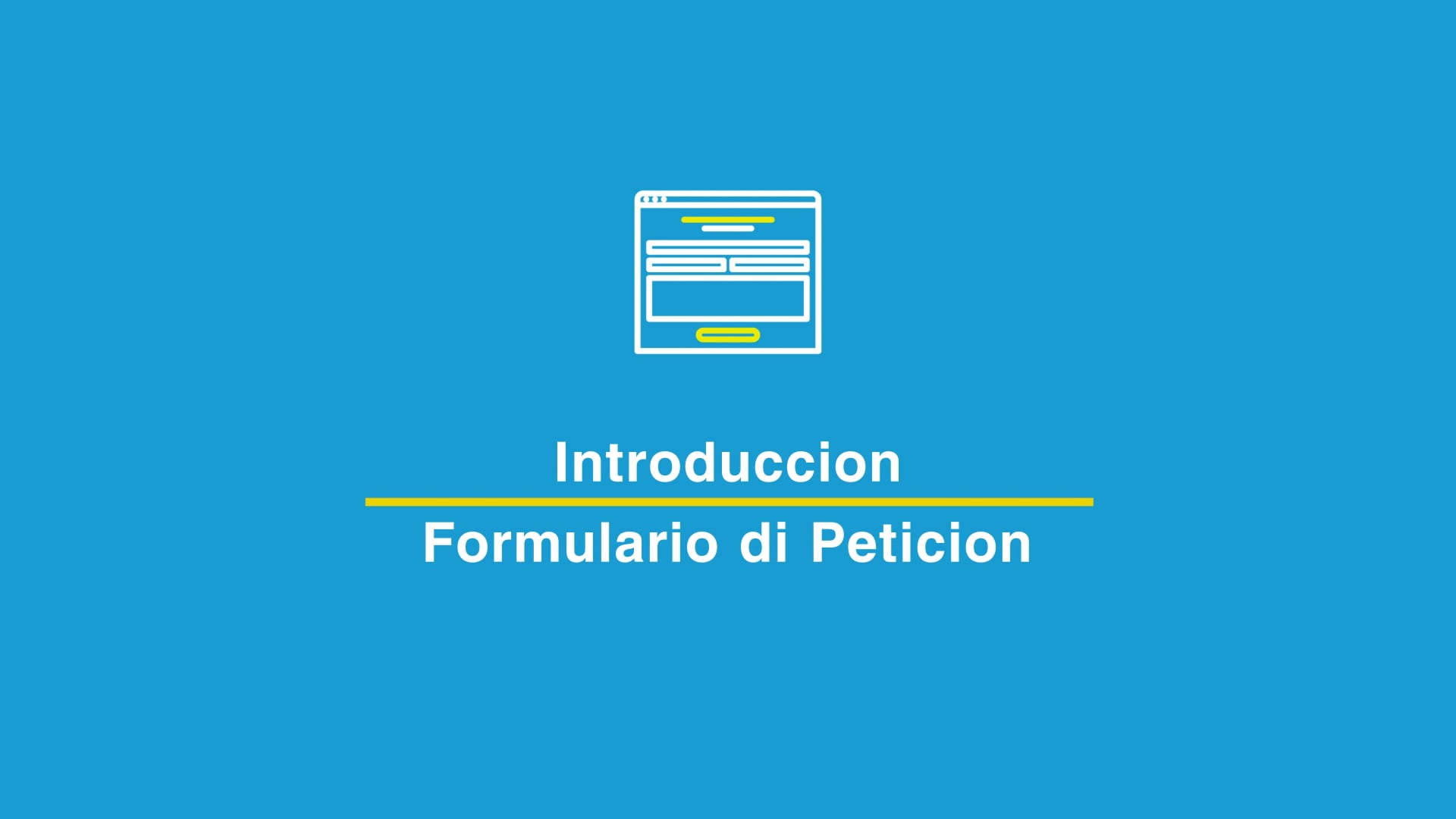 DOW | Formulario di Peticion