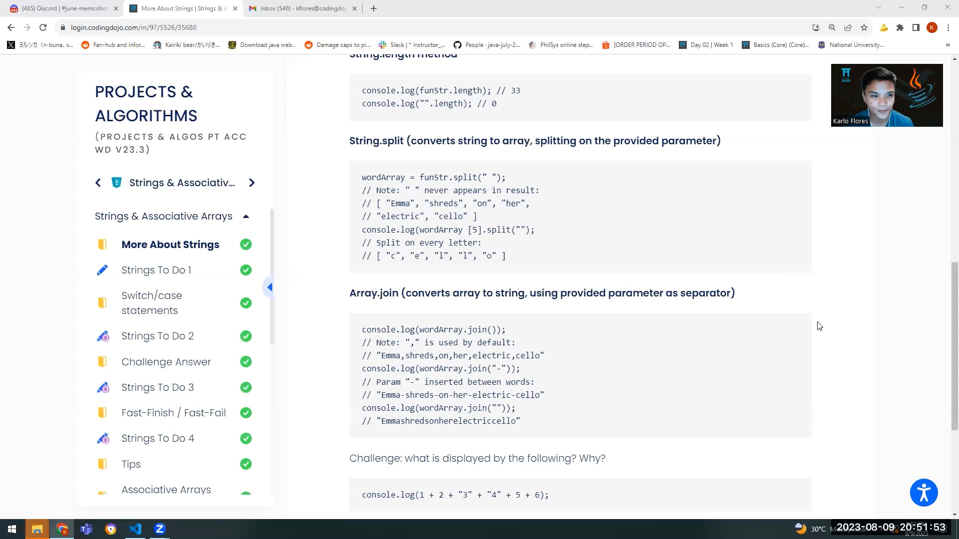 Projects and Algo 3 Week 2 Day 1 on Vimeo