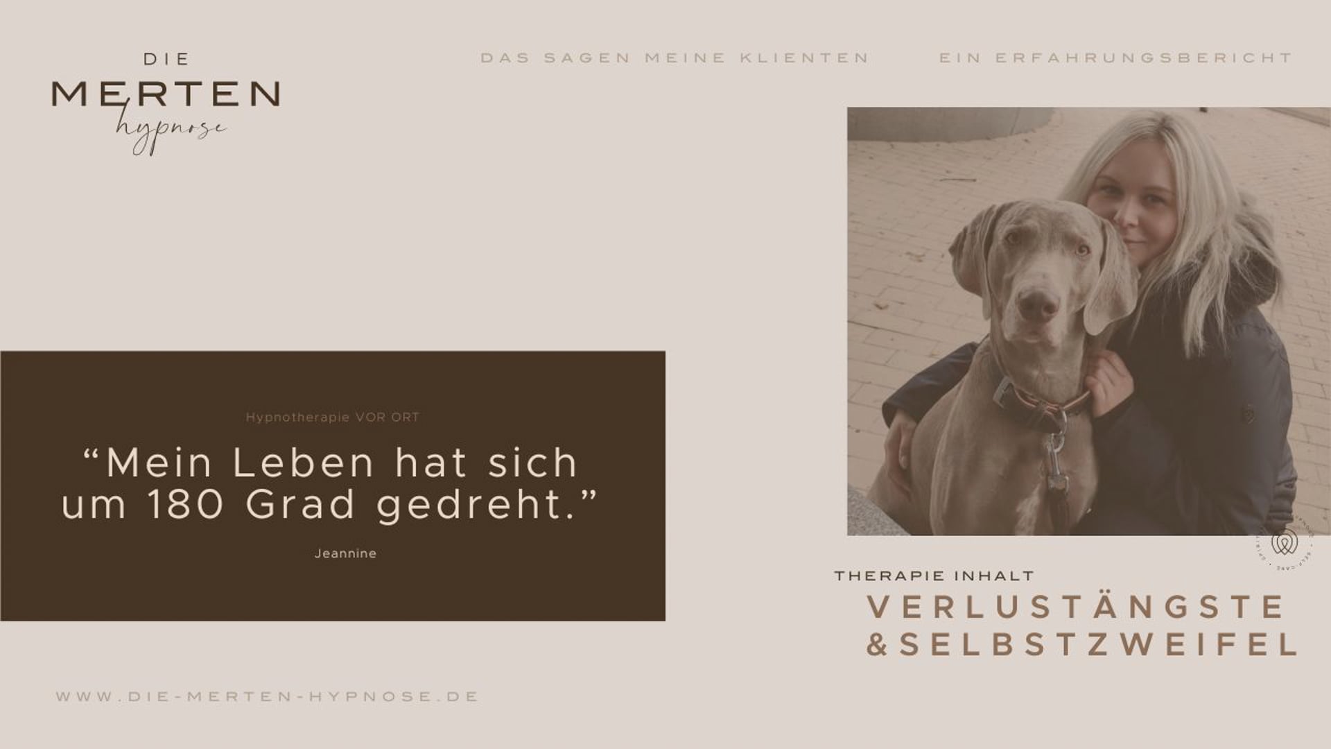 Jeannines Feedback zu Jana und der Merten Hypnose