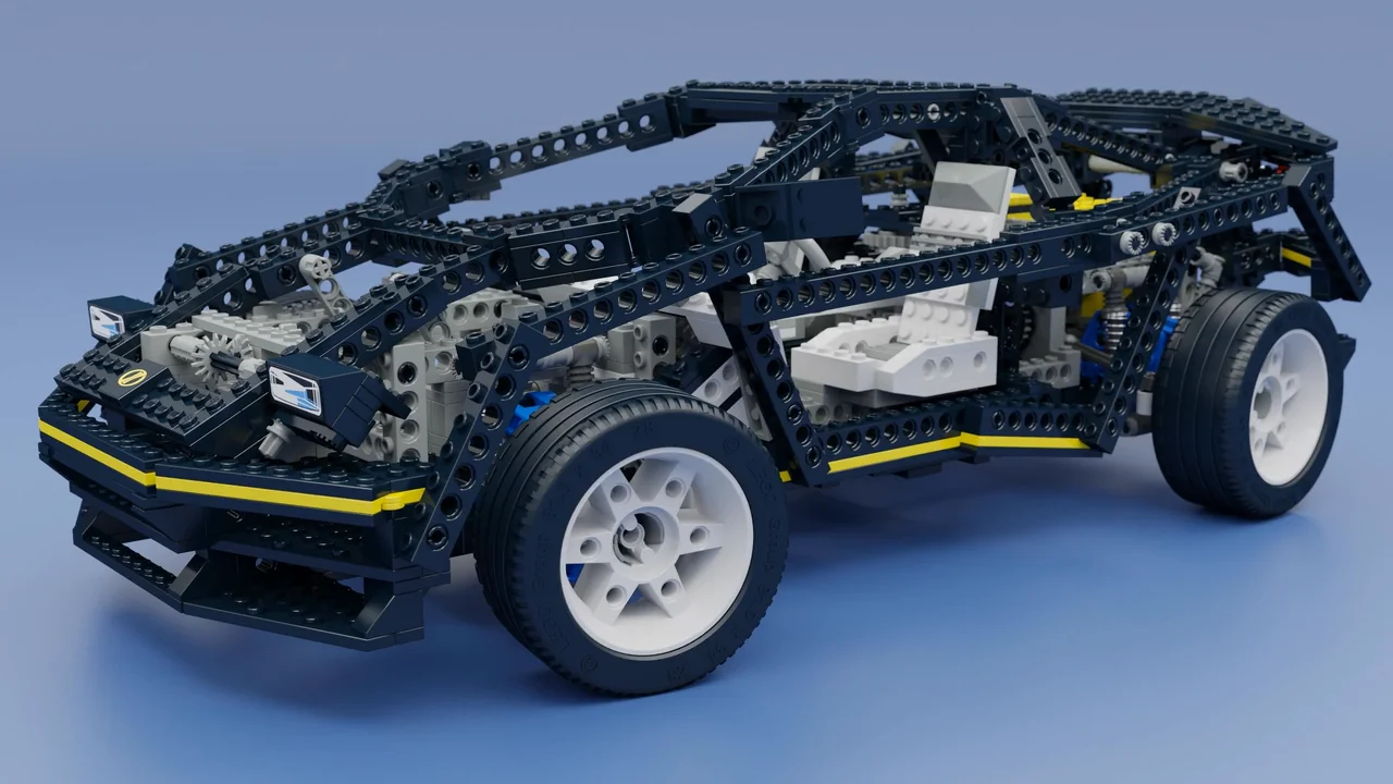 Supercar LEGO Technic 8880 : mise à jour, 25 ans plus tard - HelloBricks