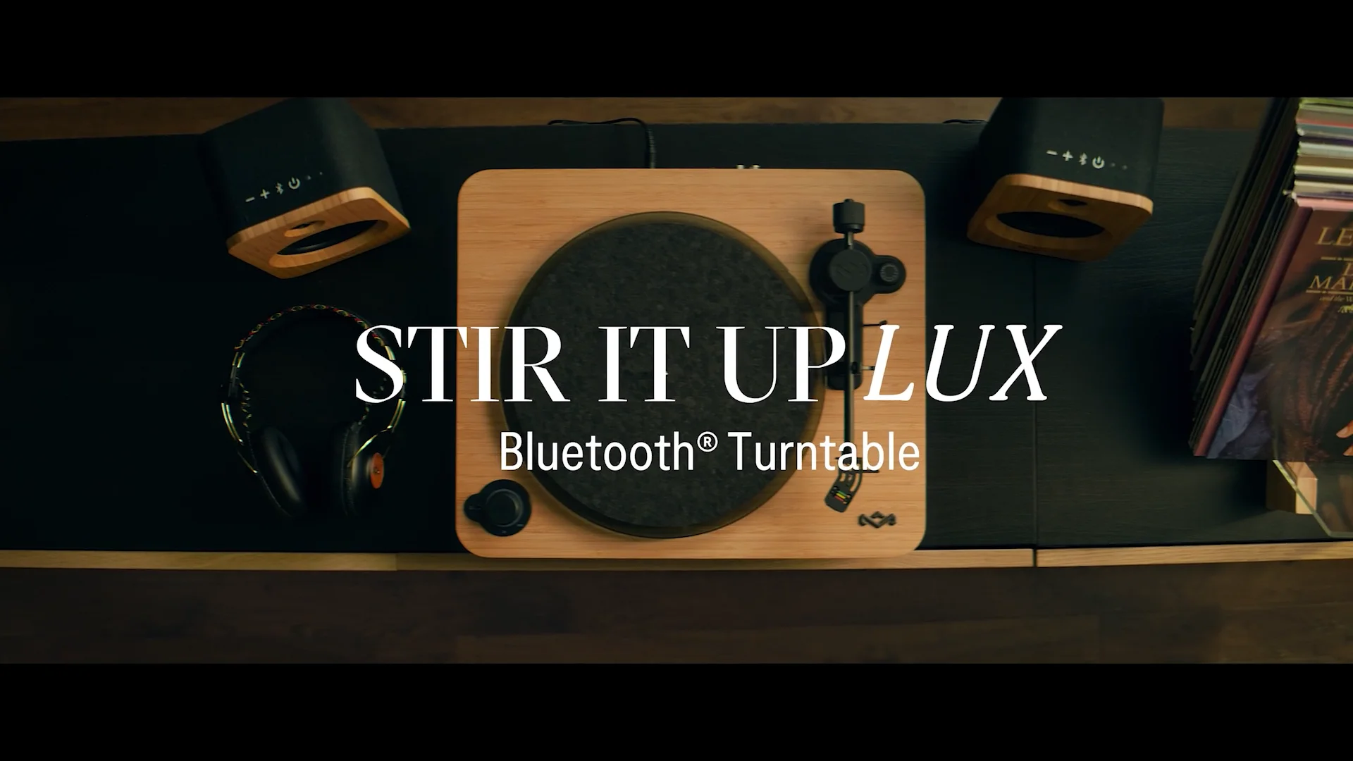 Stir It Up Lux Wireless Turntable | House of Marley Stir It Up Lux Wireless Turntable | House of Marley