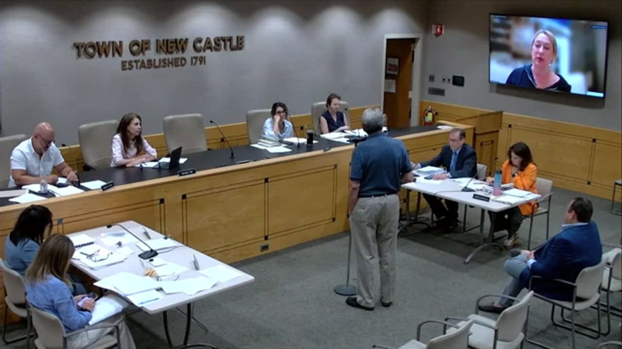 Town Board of New Castle Work Session & Meeting 8/8/23