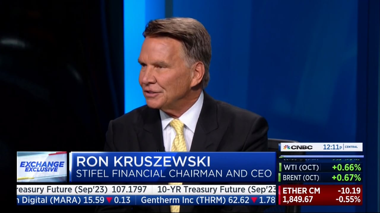 Stifel CEO Ron Kruszewski On CNBC “The Exchange” – August 9, 2023 On Vimeo