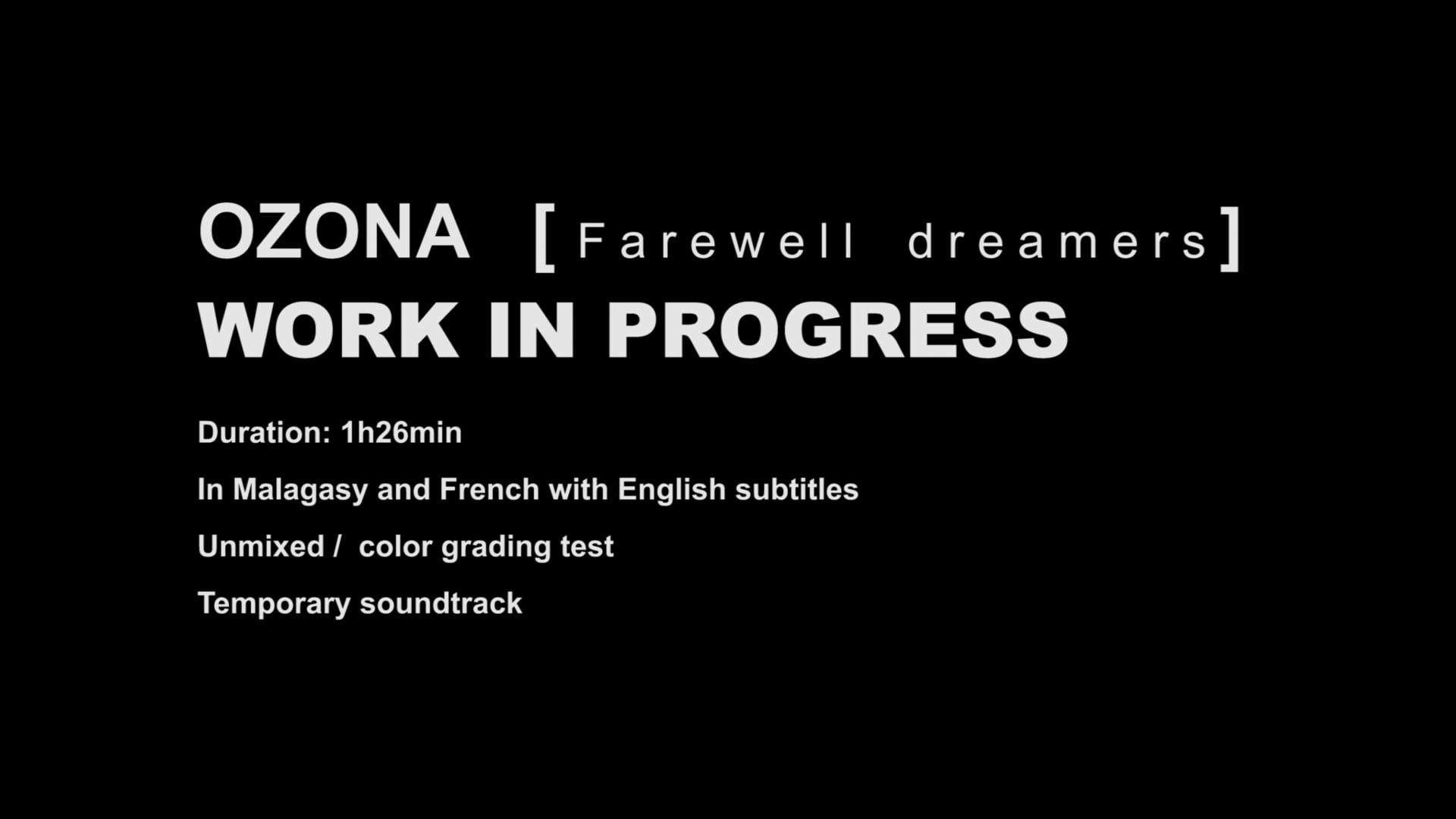 Ozona Work In Progress July2023 on Vimeo