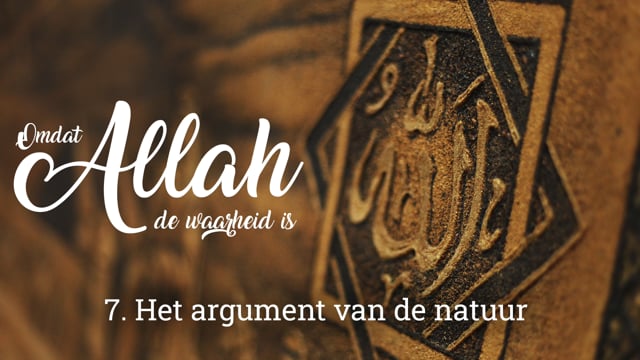 7. Het argument van de natuur