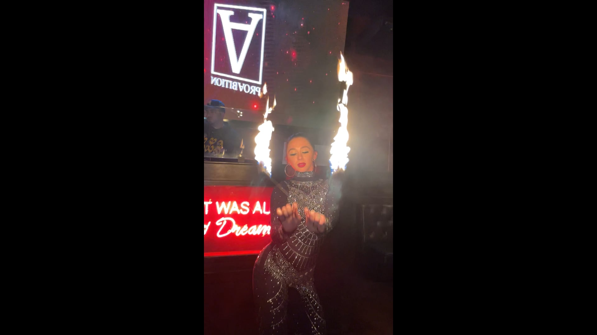 Promotional video thumbnail 1 for Fire Eating - Silk Fans - Hand Balancing