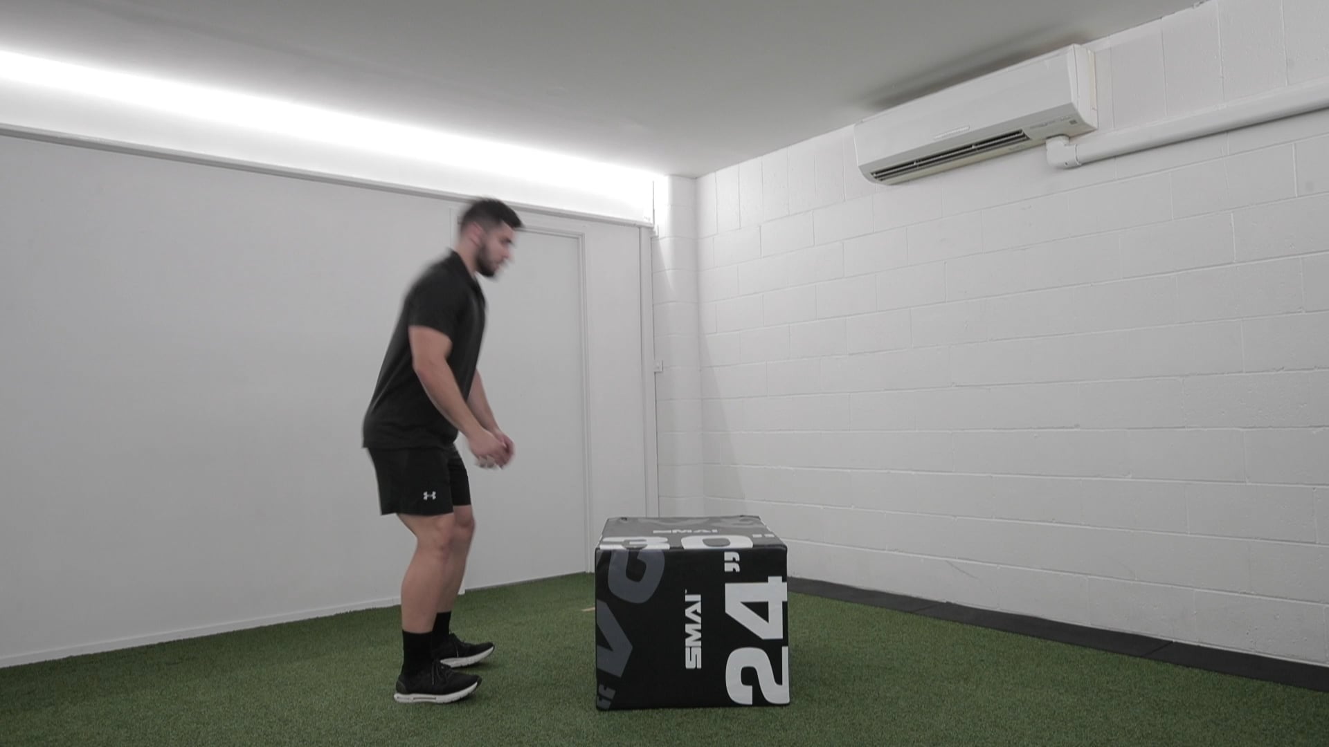 40.DL box jumps with a turn.ACL rehab copy on Vimeo