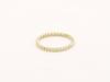 Mini Curb Link Ring in 14K Yellow Gold