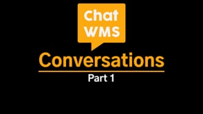 Have a Conversation with your WMS Part 1