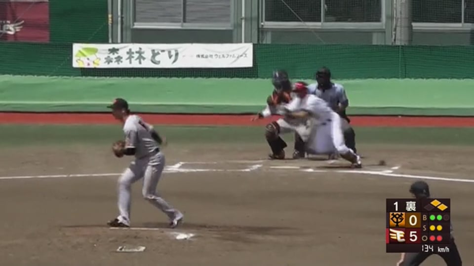【ファーム】打者一巡の猛攻で6得点!! イーグルス・平良竜哉 イニング4本目のタイムリー!!  2023年8月10日 東北楽天ゴールデンイーグルス 対 読売ジャイアンツ