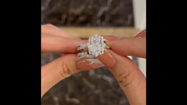Diamond Wedding Ring Enhancer: Radiant Elegance, 3/4 Carat Diamonds –  Splendid Jewellery