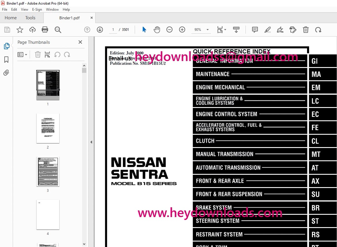 2001-nissan-sentra-b15-series-service-manual-pdf-download-on-vimeo