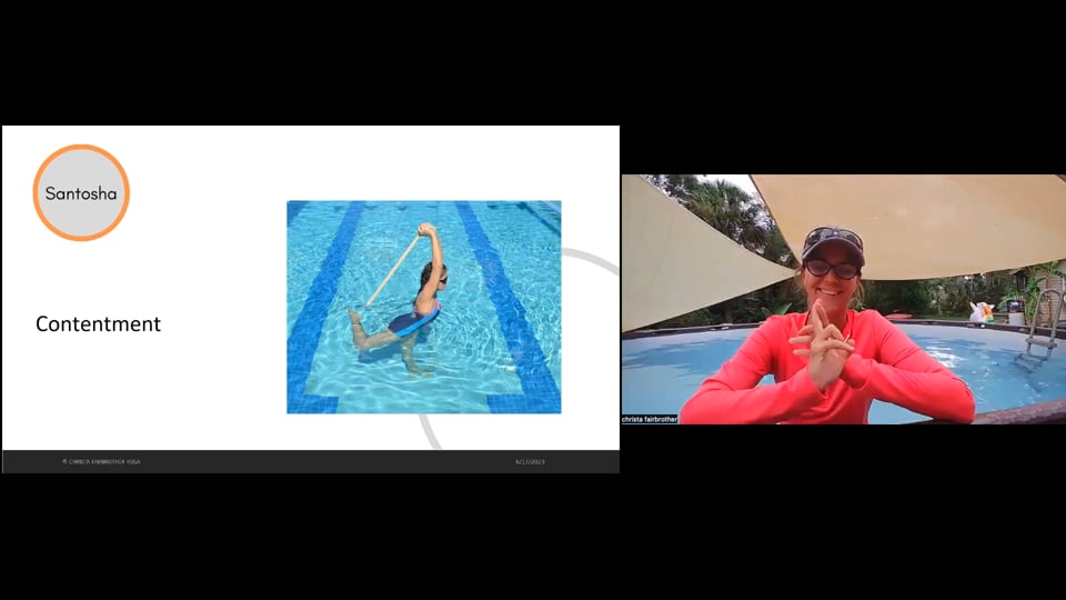 Aqua Yoga Wave 2 Niyamas