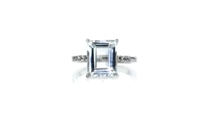 5.35 ct. t.w. White Topaz Ring in Sterling Silver
