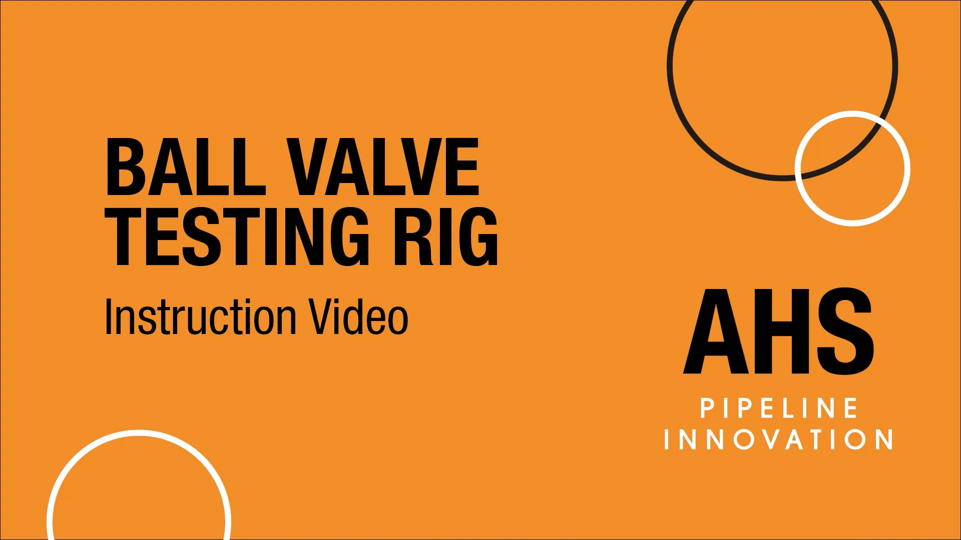 QMS 101-108 R1: Ball Valve Testing Rig on Vimeo