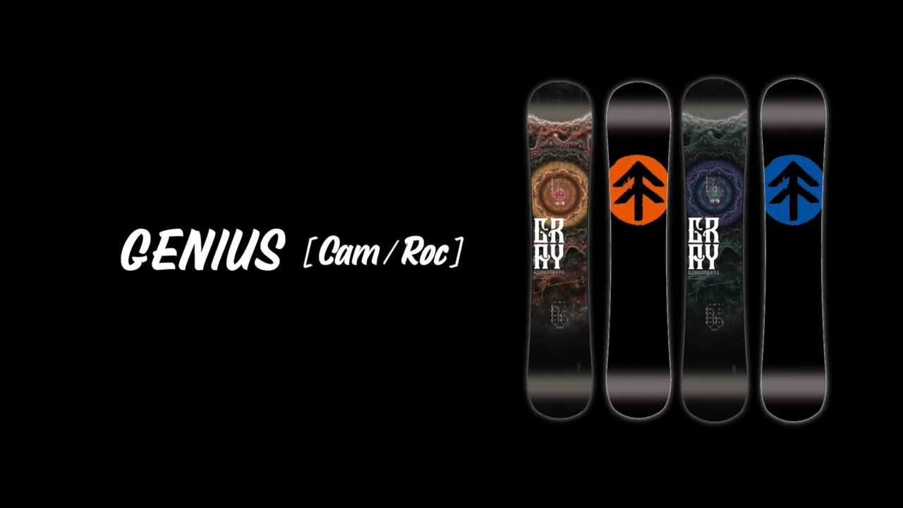 GENIUS [ Cam Roc ]_23-24 Gray Snowboards