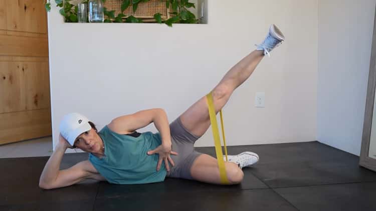 Leg lift with pillow under leg - Joint School on Vimeo