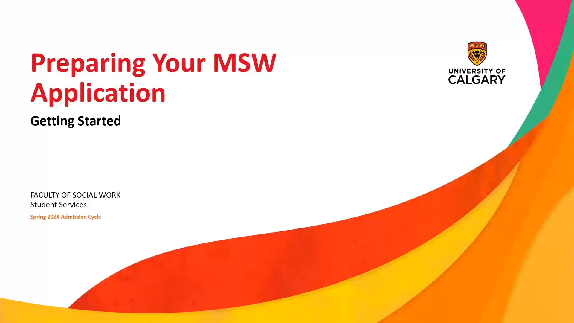 MSW Application: Getting Started On Vimeo