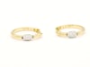 Diamond Oval Cluster Hoop Earrings in Vermeil &#40;1/5 ct. tw.&#41;