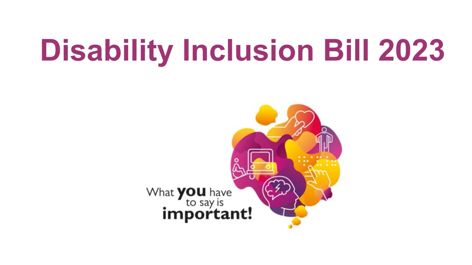 Disability inclusion act on vimeo