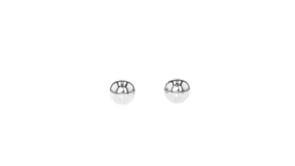 Sterling Silver Jewelry Set Three Pairs of Ball Stud Earrings