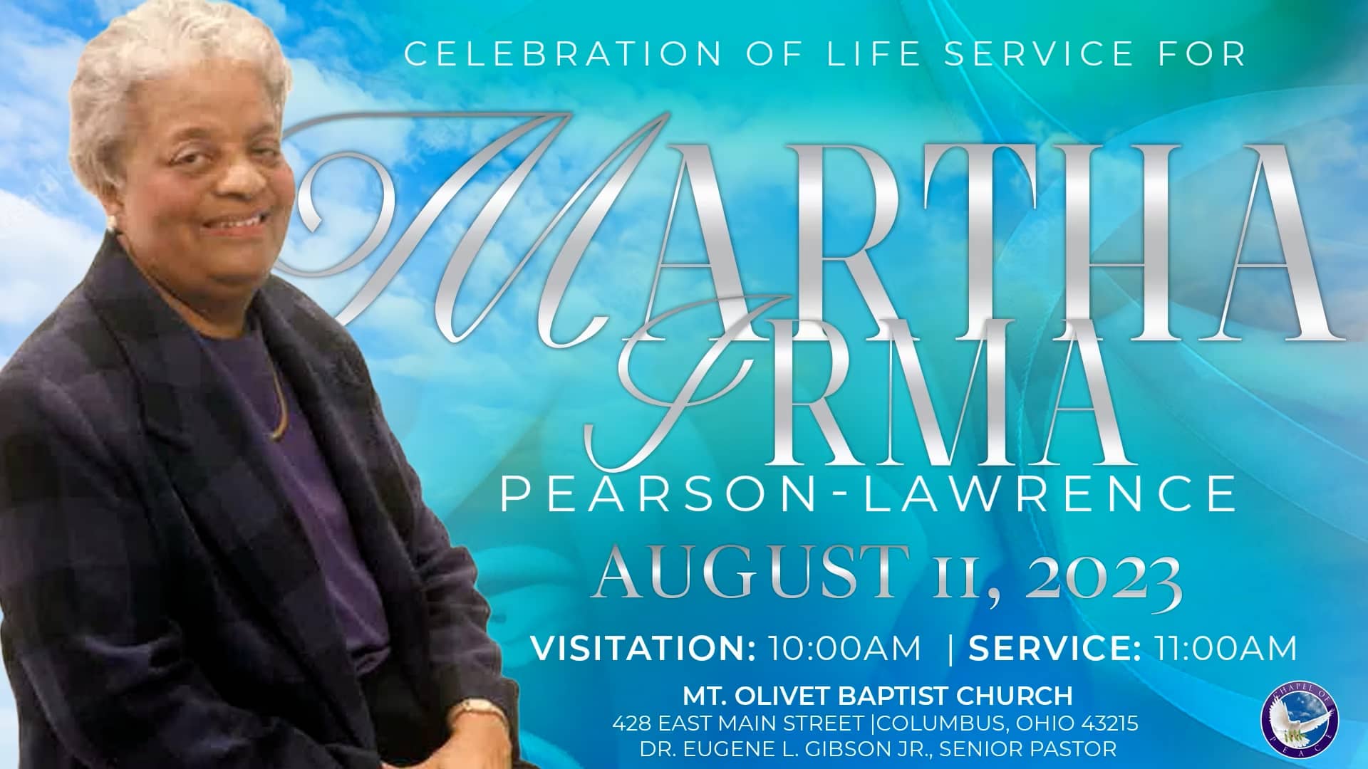 Celebration of Life Martha Irma PearsonLawrence 19252023 on Vimeo