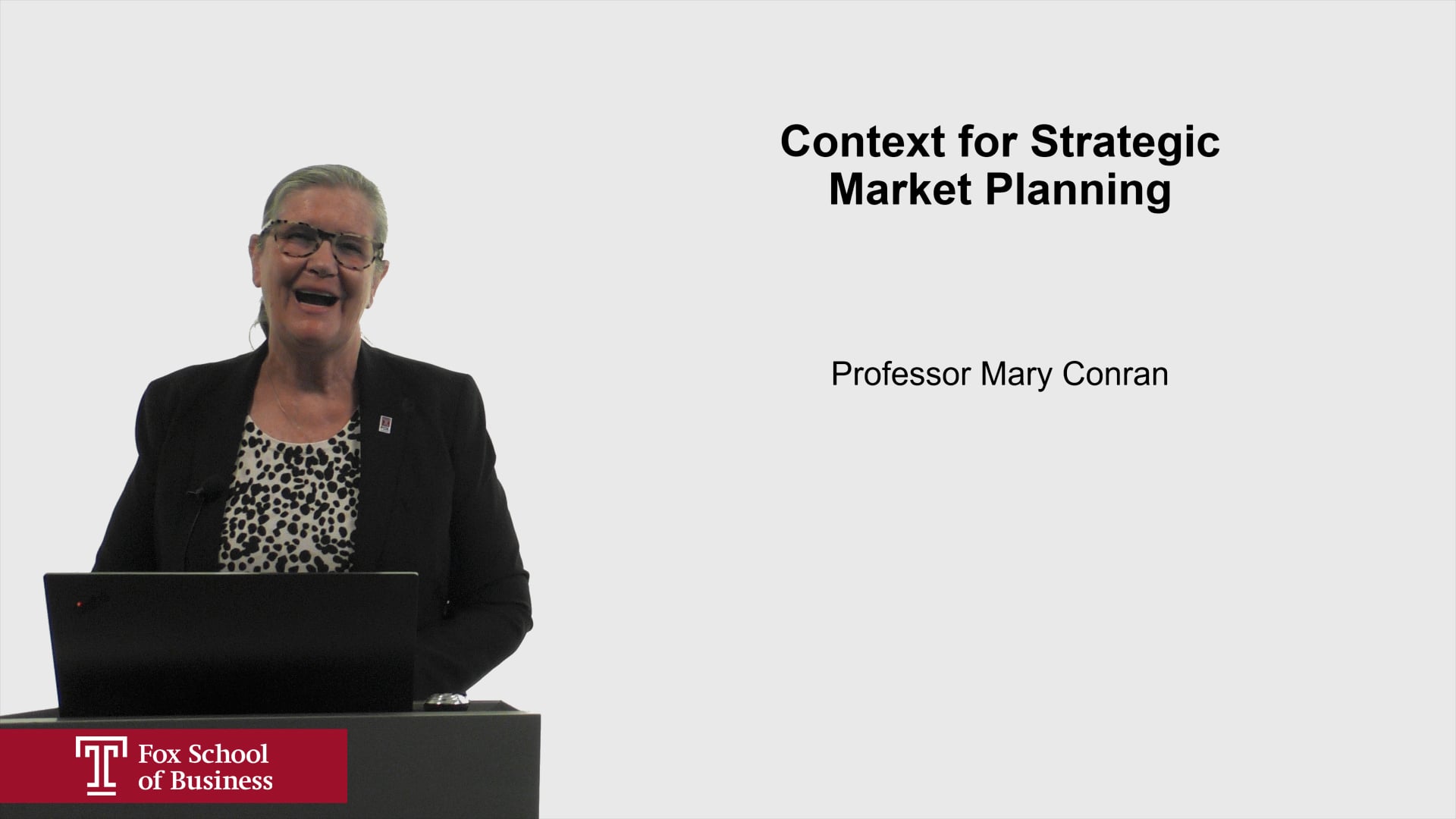 Context for Strategic Market Planning
