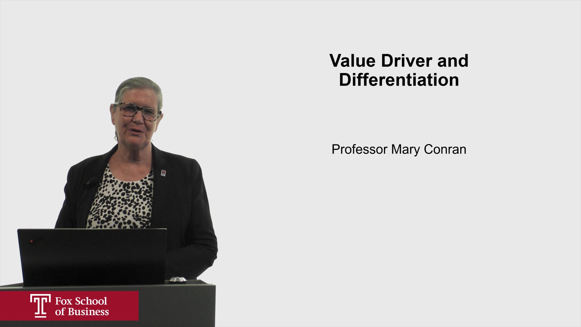 Value Driver and Differentiation