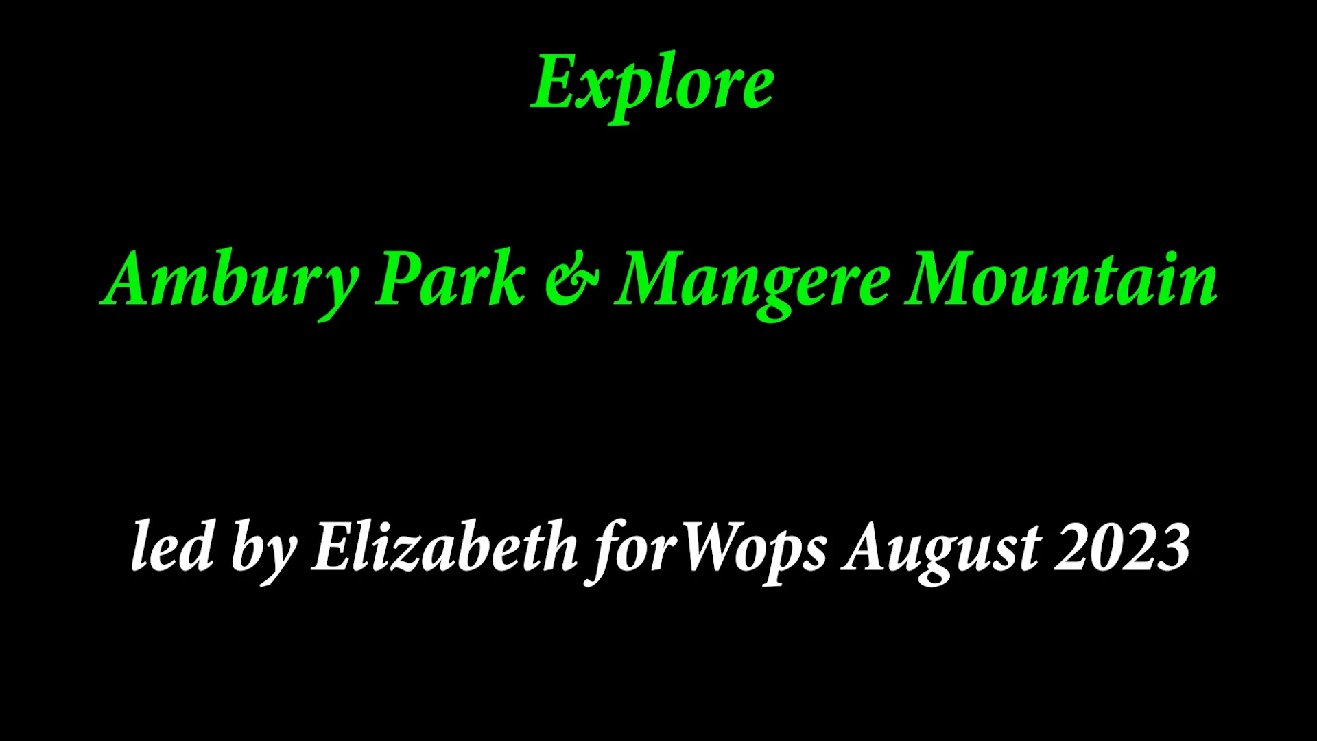 Explore Ambury Park & Mangere mountain on Vimeo