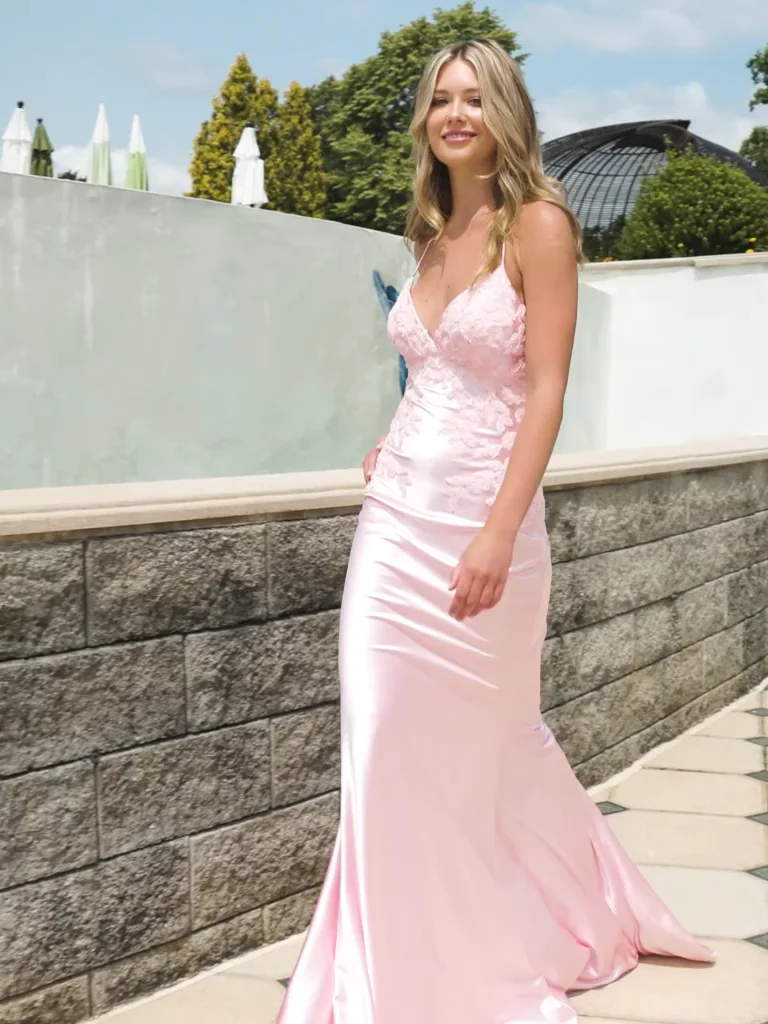 chinese dress ladies Faviana 11402 Prom Dress - Light Pink main image 0