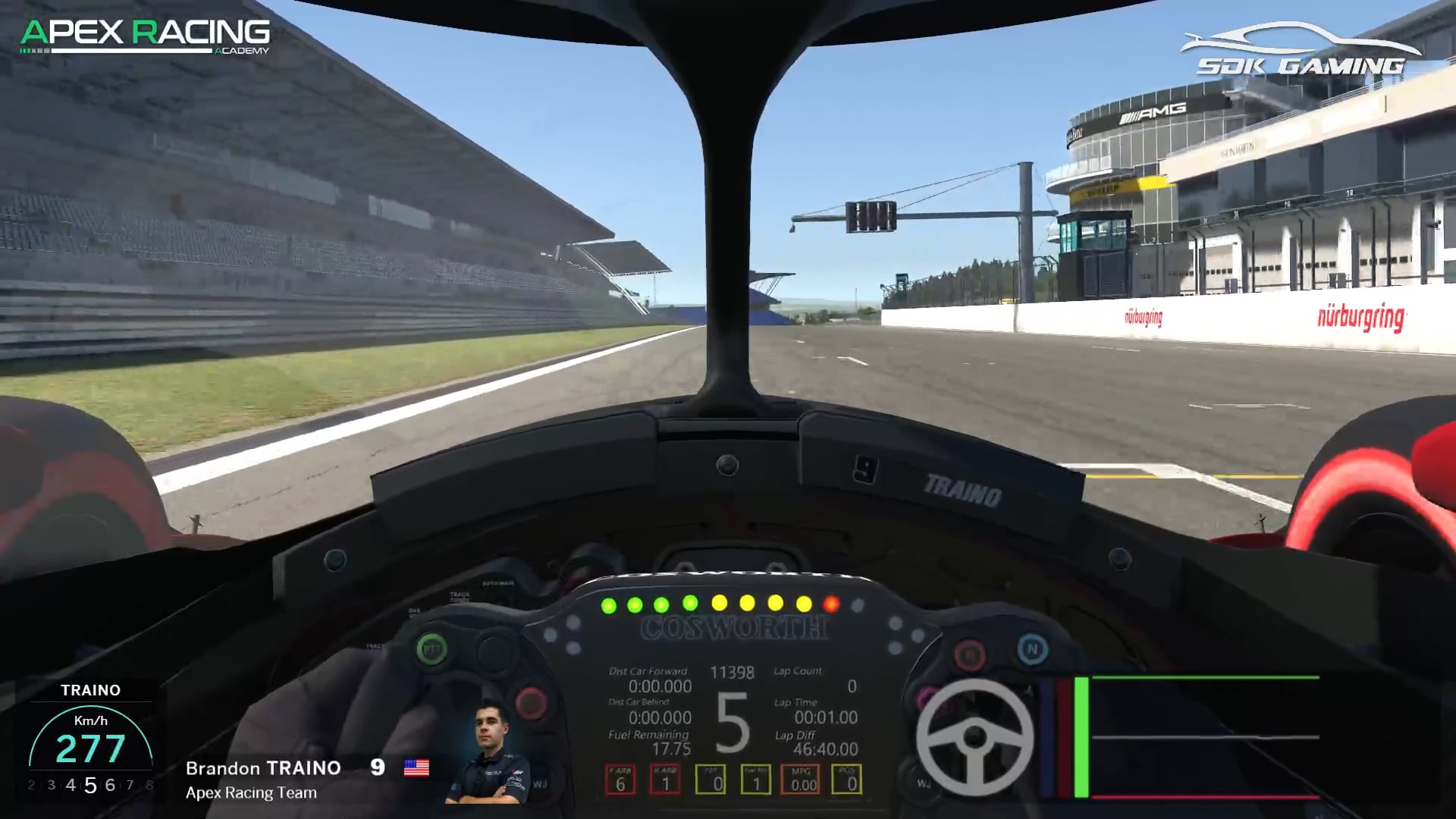 Apex Racing Academy - Dallara IR18 - US Open-Wheel B - Nürburgring Combined  (VLN) - Hotlap (Cockpit)