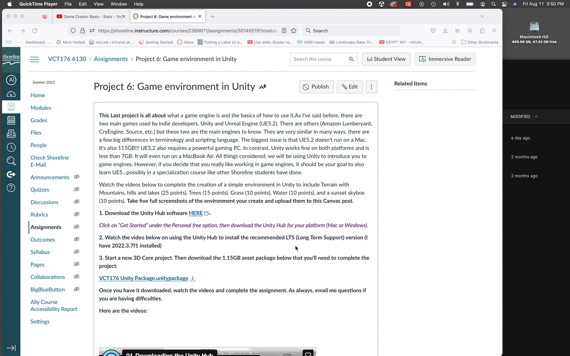 02-Downloading and installing the Unity Hub on Vimeo