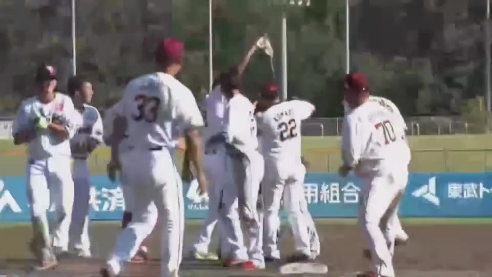【ファーム】サヨナラの一打!! イーグルス・武藤敦貴 センター前へ試合を決めるタイムリー!!  2023年8月13日 東北楽天ゴールデンイーグルス 対 北海道日本ハムファイターズ