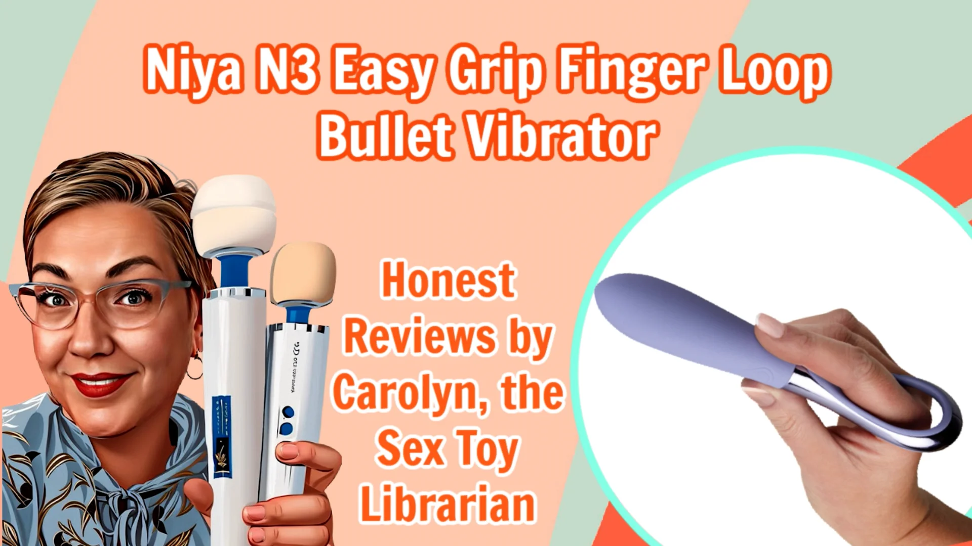 Niya N3 Easy Grip Finger Loop Bullet Vibrator Video Review by Betty's Toy  Box