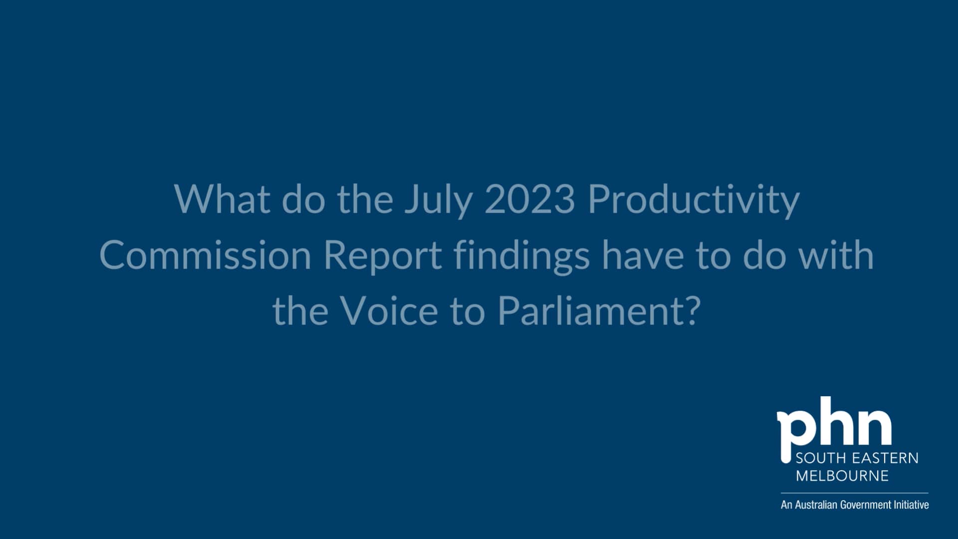 productivity commission report education 2023