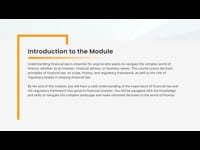 Introduction to Finance Law
