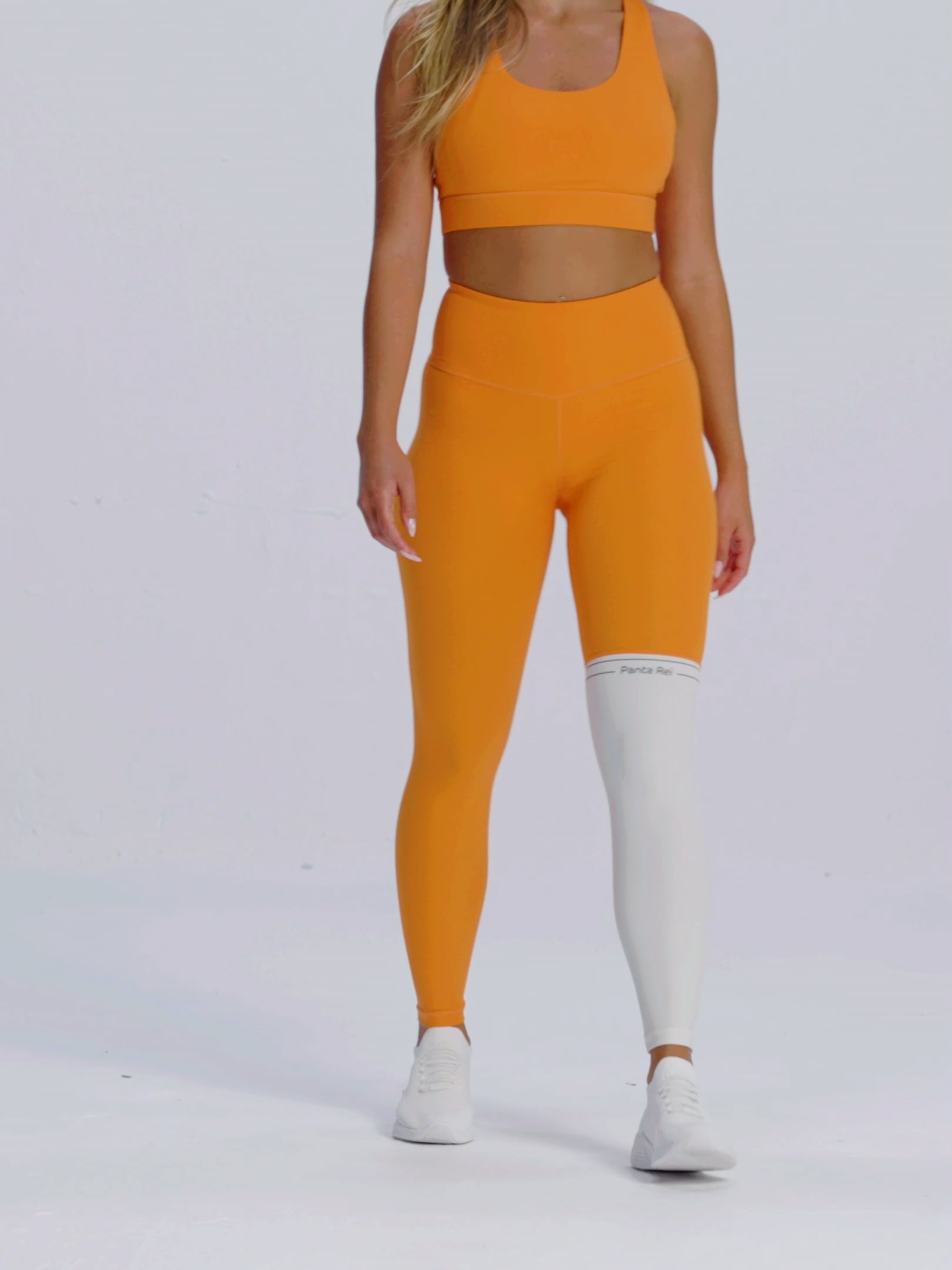 טייץ קולור בלוק squat proof אורך ”25 מבד nero