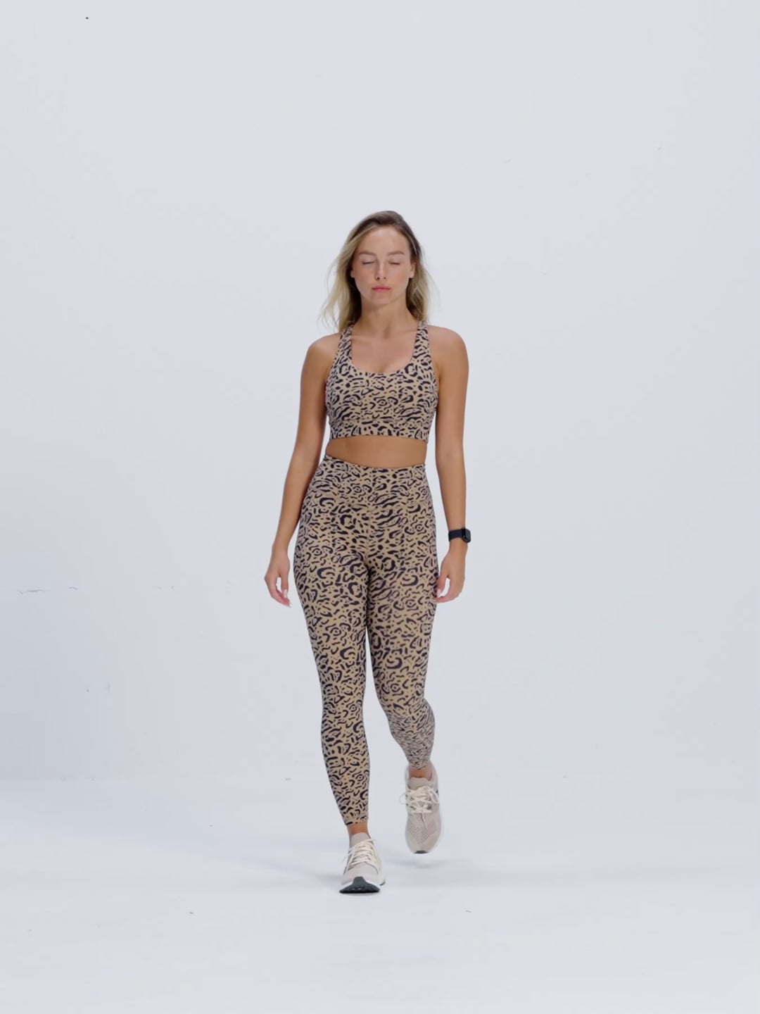 טייץ squat proof בגזרה גבוהה באורך ”25 מבד nero