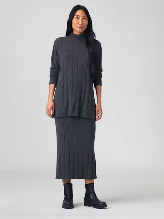 Italian Cashmere Turtleneck Long Top | EILEEN FISHER Italian Cashmere Turtleneck Long Top | EILEEN FISHER