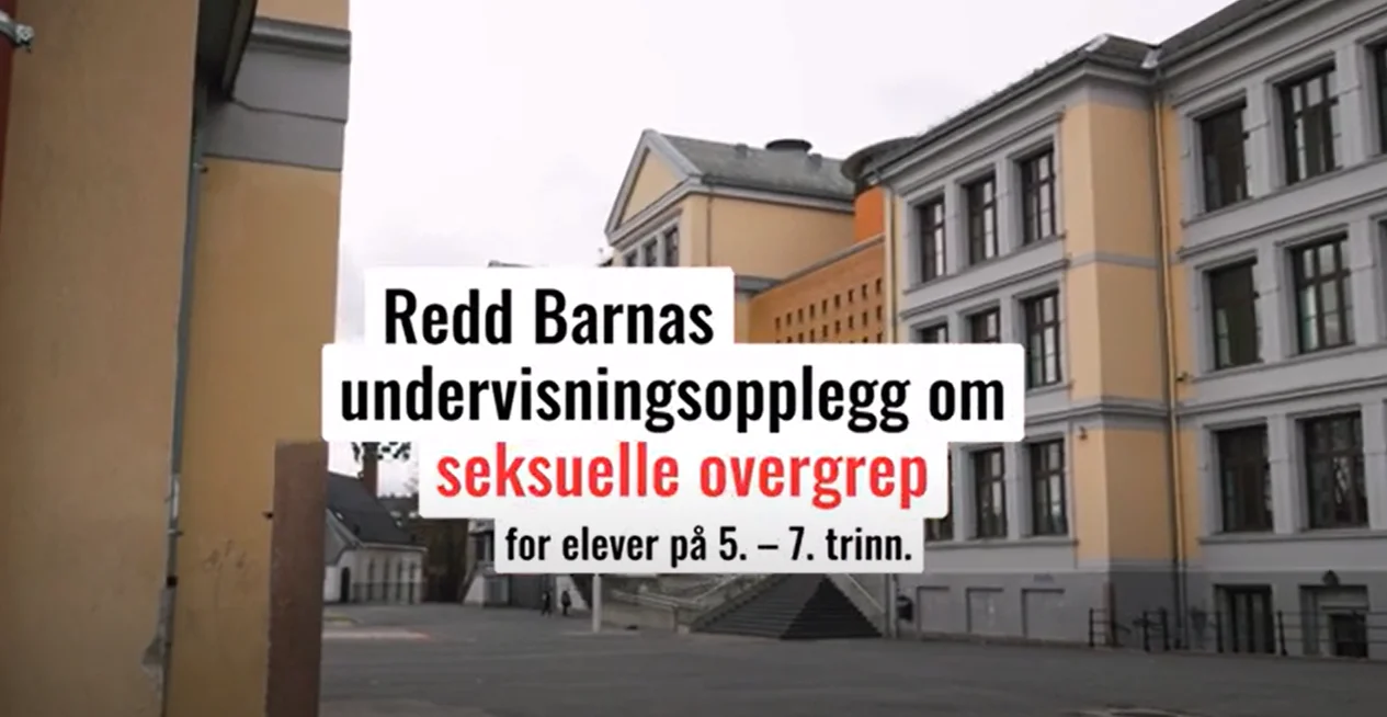Hvordan kan du bruke Redd Barnas undervisningsmateriell om seksuelle overgrep?