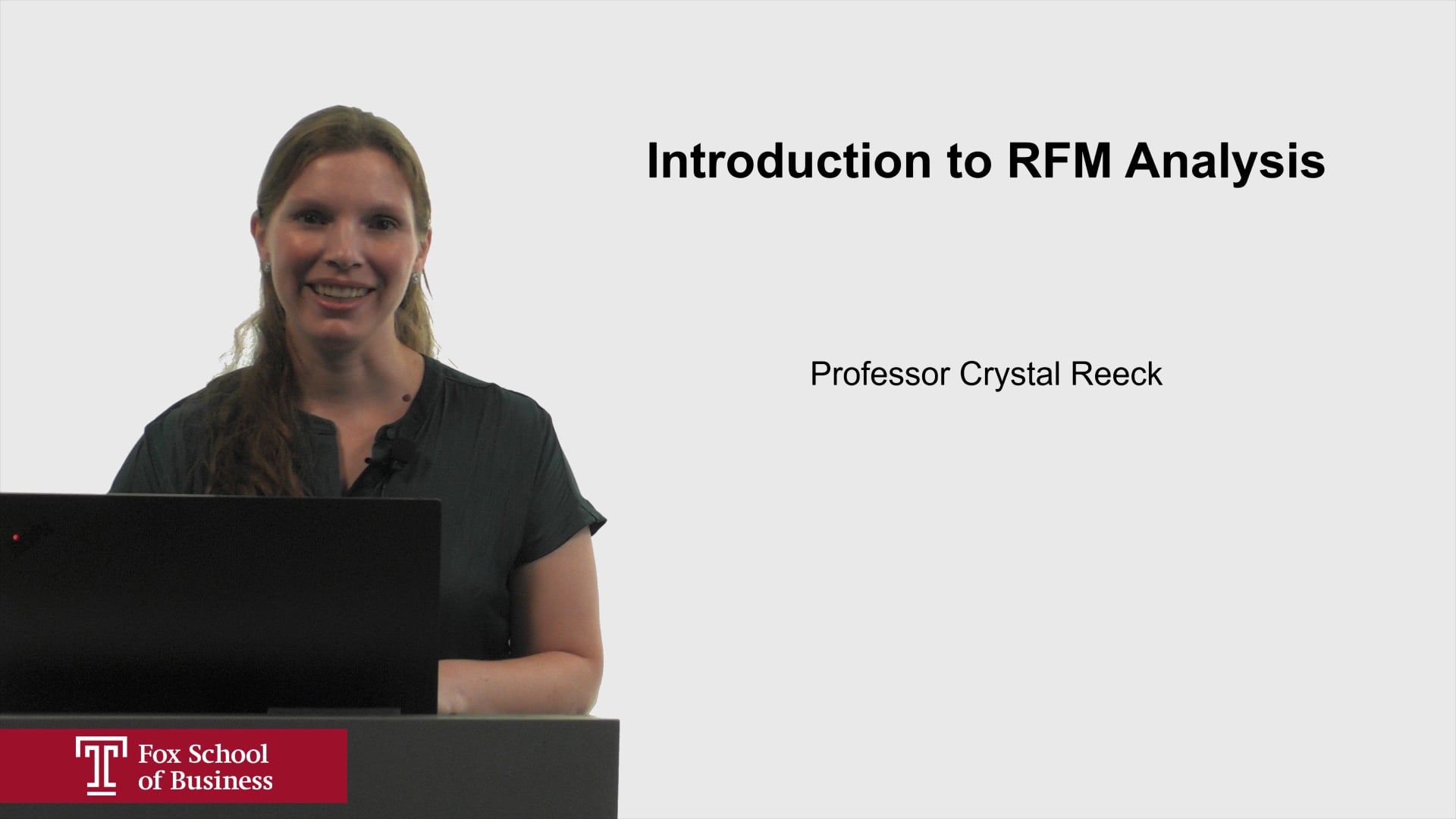 Login to view Intro to RFM Analysis