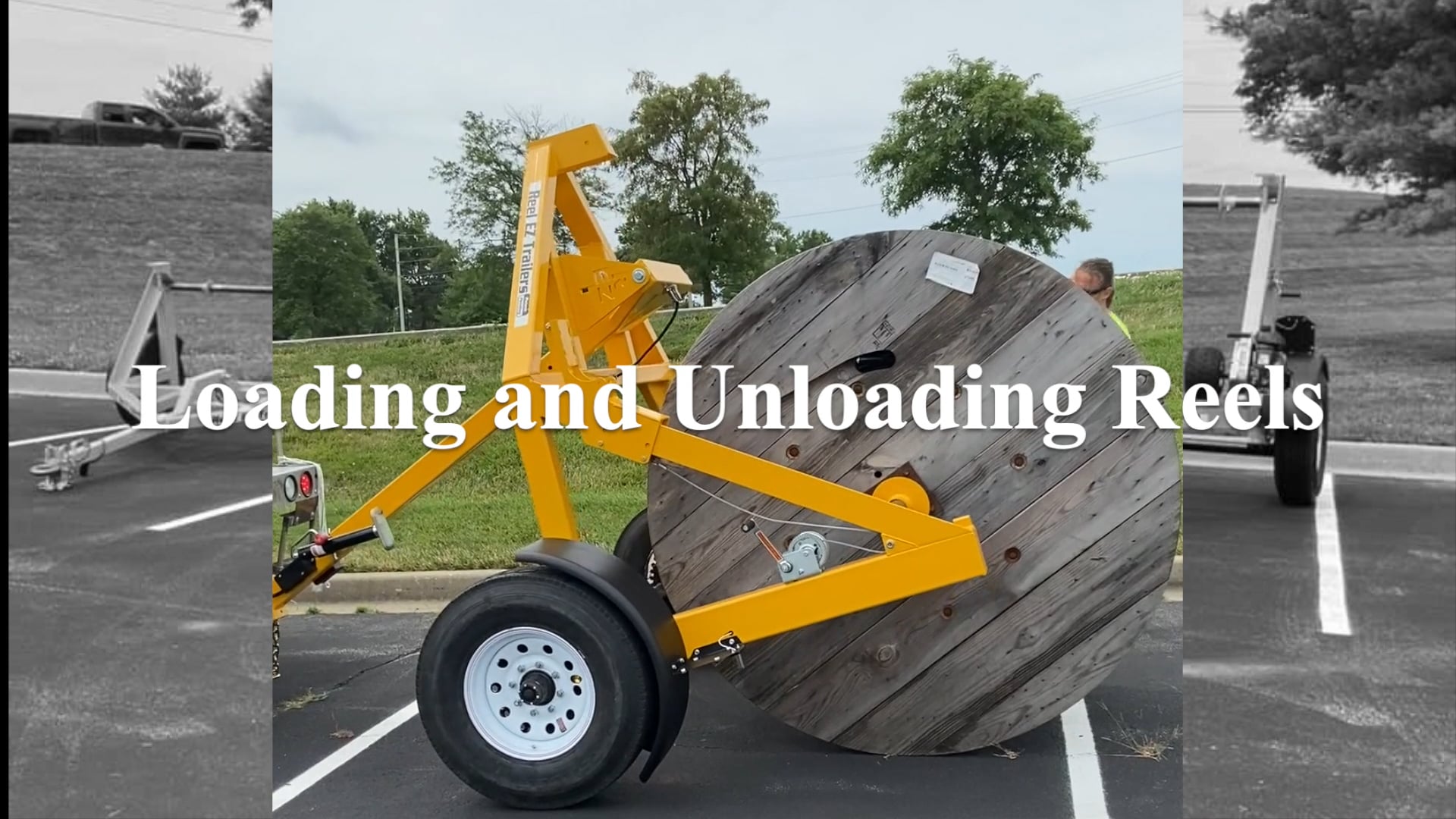 New American Eagle ICH Self-Loading Reel Trailer