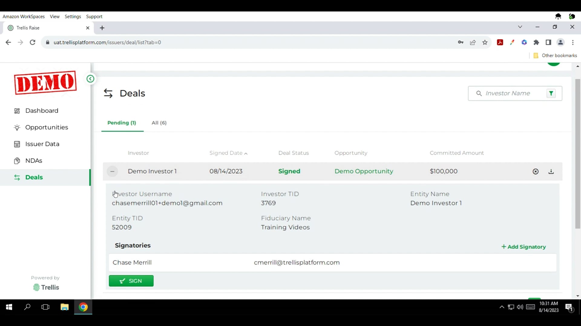 Change Signature - DocuSign on Vimeo
