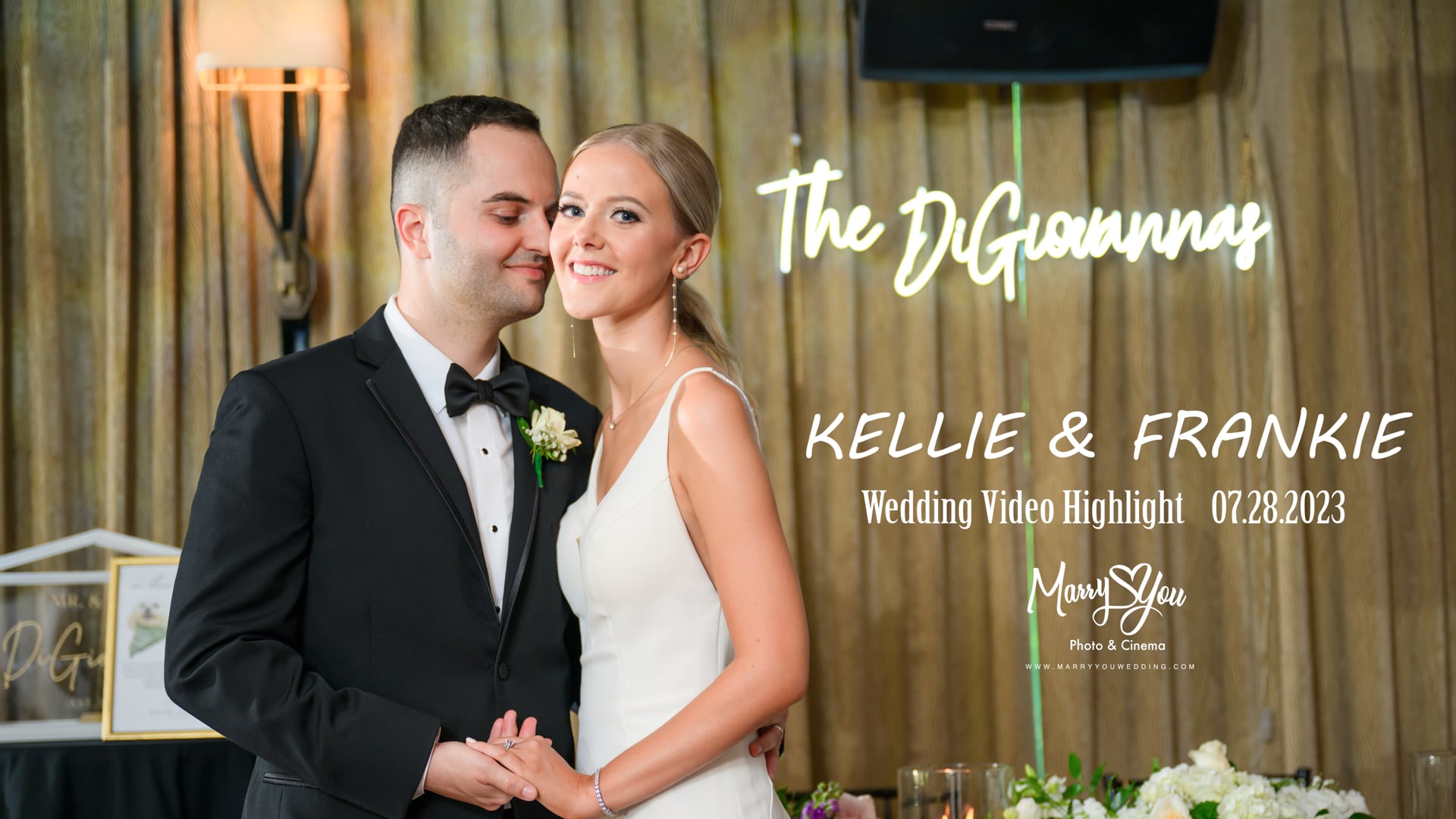 Kellie & Frankie wedding highlight video